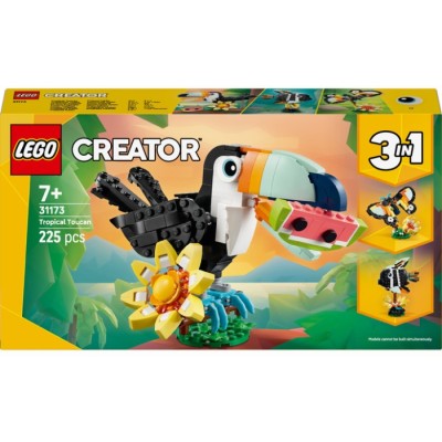 Конструктор LEGO® Creator Дикі тварини: тропічний тукан (31173)