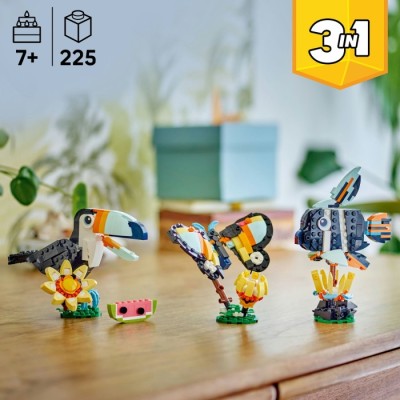 Конструктор LEGO® Creator Дикі тварини: тропічний тукан (31173)