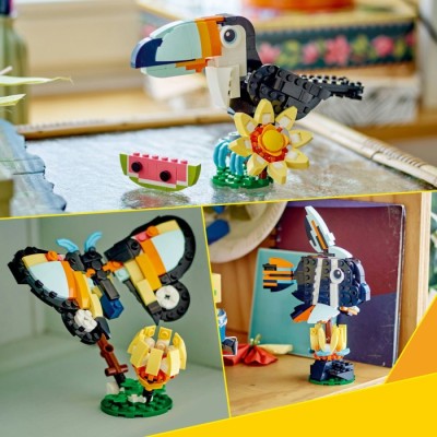 Конструктор LEGO® Creator Дикі тварини: тропічний тукан (31173)