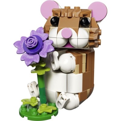 Конструктор LEGO® Creator Чарівний хом'як з квіткою (31376)