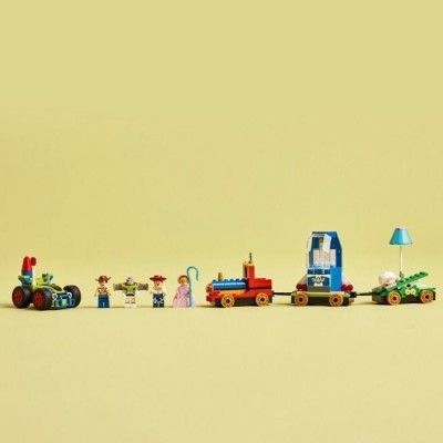 Конструктор LEGO® Disney Pixar Святкування з Історії Іграшок: потяг і авто для перегонів (43264)