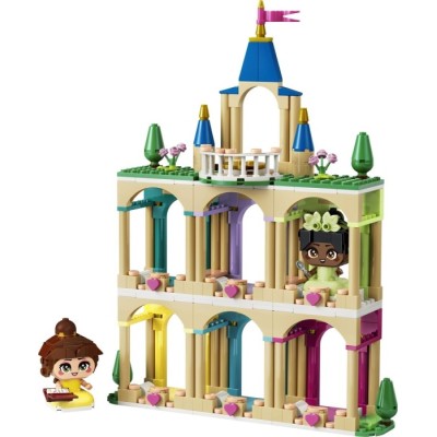 Конструктор LEGO® Disney Мініпринцеси Бель і Тіана з замком (43291)
