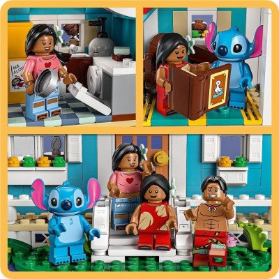 Конструктор LEGO® Disney Пляжний будинок Ліло і Стіч (43268)