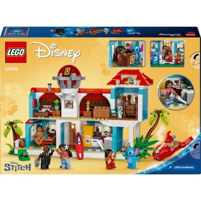 Конструктор LEGO® Disney Пляжний будинок Ліло і Стіч (43268)