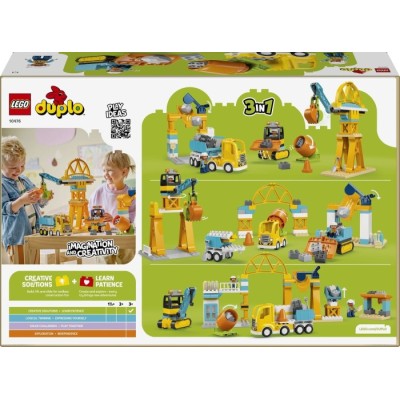 Конструктор LEGO® DUPLO 3-в-1 Будівельний майданчик і техніка (10476)