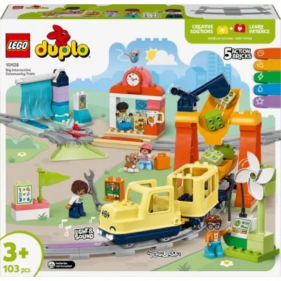 Конструктор LEGO® DUPLO Великий інтерактивний громадський потяг (10428)