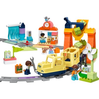 Конструктор LEGO® DUPLO Великий інтерактивний громадський потяг (10428)
