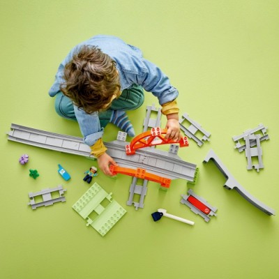 Конструктор LEGO® DUPLO Додатковий набір. Залізничний міст і колії (10426)