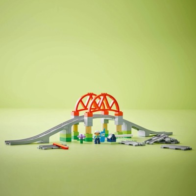 Конструктор LEGO® DUPLO Додатковий набір. Залізничний міст і колії (10426)