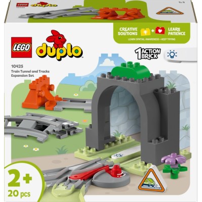 Конструктор LEGO® DUPLO Додатковий набір. Залізничний тунель і колії (10425)