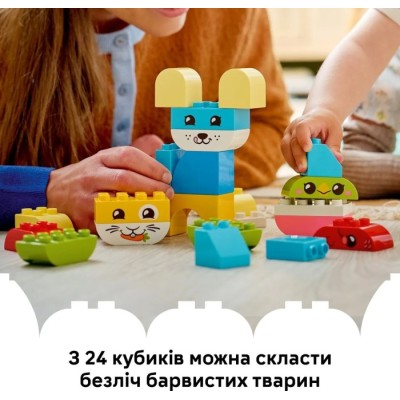 Конструктор LEGO® DUPLO Чарівні творчі домашні улюбленці 3 в 1 (10477)
