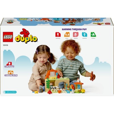 Конструктор LEGO® DUPLO® Догляд за тваринами на фермі (10416)
