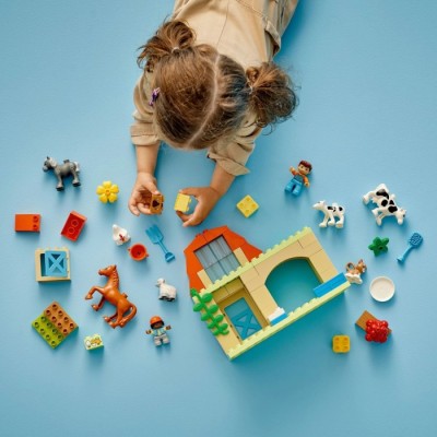 Конструктор LEGO® DUPLO® Догляд за тваринами на фермі (10416)