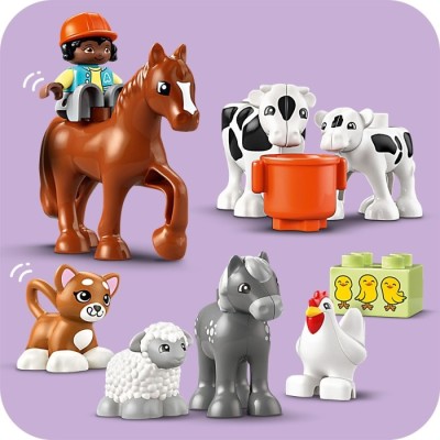 Конструктор LEGO® DUPLO® Догляд за тваринами на фермі (10416)