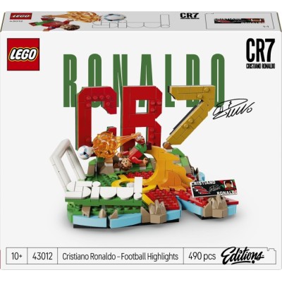 Конструктор LEGO® Editions Football Кріштіану Роналду — найкращі моменти футбольних матчів (43012)