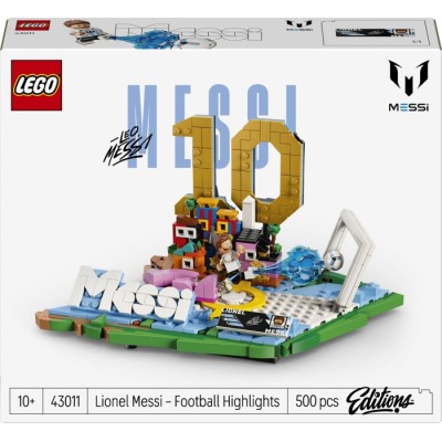 Конструктор LEGO® Editions Football Ліонель Мессі — найкращі моменти футбольних матчів (43011)