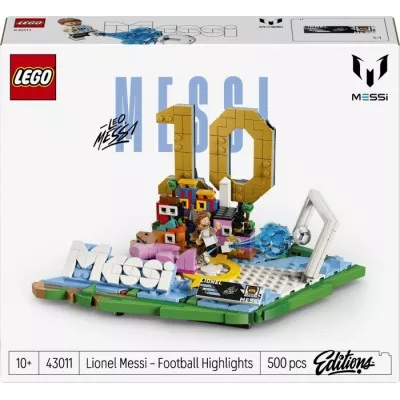 Конструктор LEGO® Editions Football Ліонель Мессі — найкращі моменти футбольних матчів (43011)