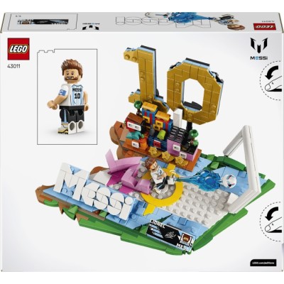 Конструктор LEGO® Editions Football Ліонель Мессі — найкращі моменти футбольних матчів (43011)