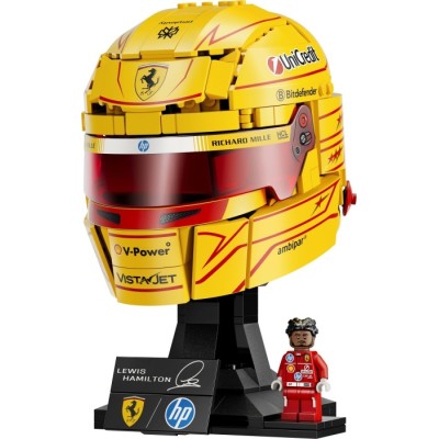 Конструктор LEGO® Editions Formula 1 Шолом Льюїса Гамільтона з команди Scuderia Ferrari HP (43022)