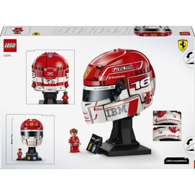 Конструктор LEGO® Editions Formula 1 Шолом Шарля Леклера з команди Scuderia Ferrari HP (43014)
