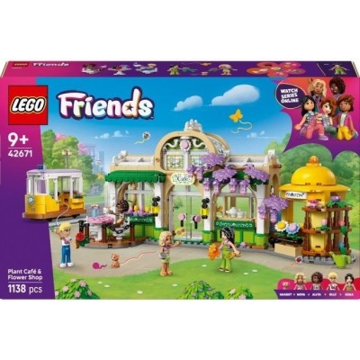 Конструктор LEGO® Friends Кавʼярня з рослинами і квіткова крамниця (42671)