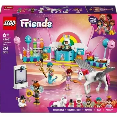 Конструктор LEGO® Friends Костюмована вечірка з єдинорогом і феєю (42661)