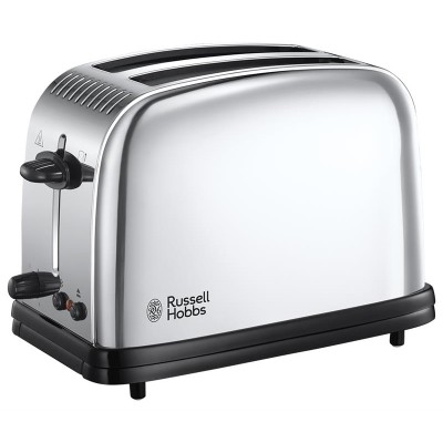 Russell Hobbs toaster Chester 1600Вт, поддон для крошек, подогрев, металл (23311-56)