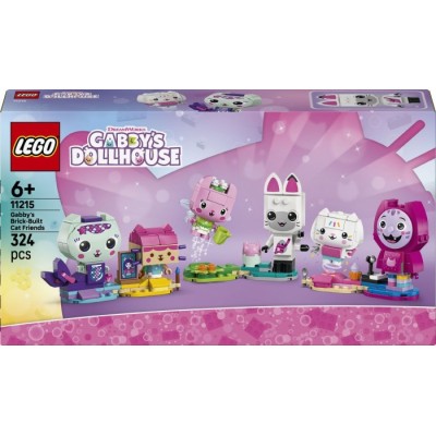 Конструктор LEGO® Gabby's Dollhouse Друзі-коти Ґаббі з кубиків (11215)