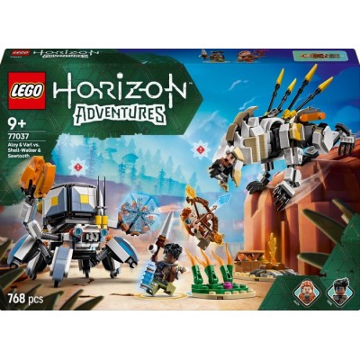 Конструктор LEGO® Horizon Aloy і Varl проти Shell-Walker і Sawtooth (77037)