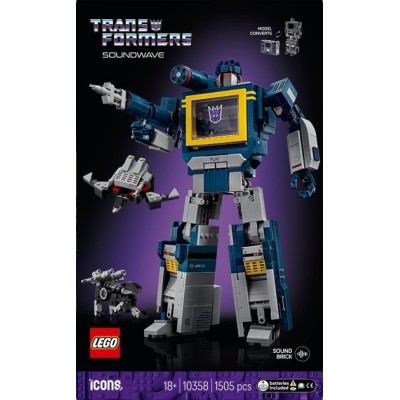 Конструктор LEGO® Icons Transformers: Саундвейв (10358)