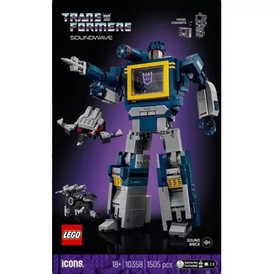 Конструктор LEGO® Icons Transformers: Саундвейв (10358)