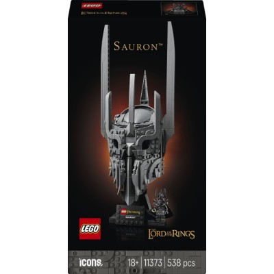 Конструктор LEGO® Icons Володар перснів: шолом Саурона (11373)