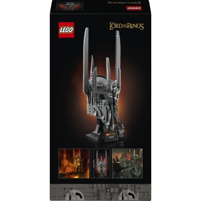 Конструктор LEGO® Icons Володар перснів: шолом Саурона (11373)