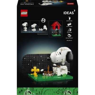 Конструктор LEGO® Ideas «Дрібнота»: будка Снупі (21368)