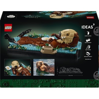 Конструктор LEGO® Ideas Пливучі морські видри (21366)