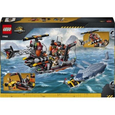 Конструктор LEGO® Jurassic World Напад мозазавра на човен (77983)