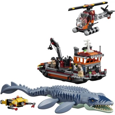 Конструктор LEGO® Jurassic World Напад мозазавра на човен (77983)
