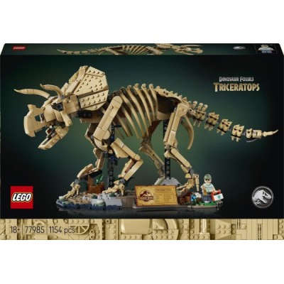 Конструктор LEGO® Jurassic World Скамʼянілості динозаврів: трицератопс (77985)