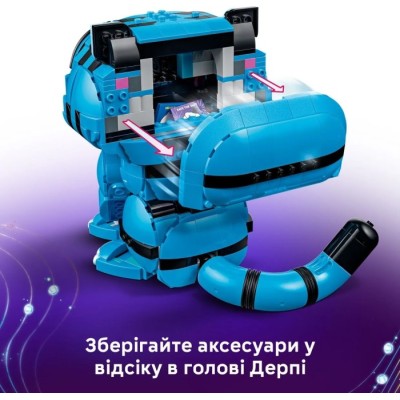 Конструктор LEGO® KPop Demon Hunters Тигр Дерпі та пташка Сассі V29 (72537)