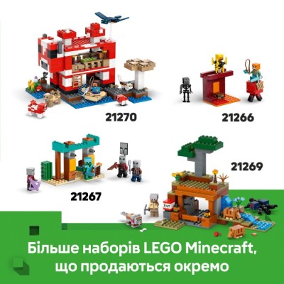 Конструктор LEGO® Minecraft Будинок для поросят (21268)