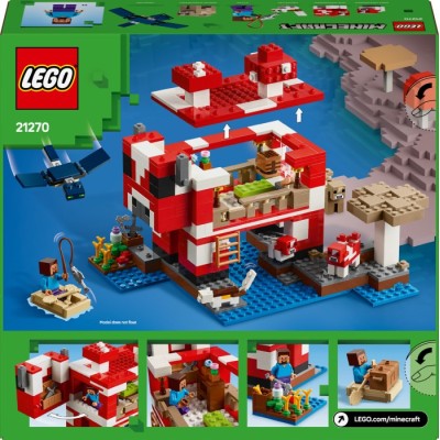 Конструктор LEGO® Minecraft Грибний будинок (21270)