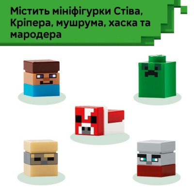 Конструктор LEGO® Minecraft Мінібіоми (21589)