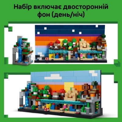 Конструктор LEGO® Minecraft Мінібіоми (21589)