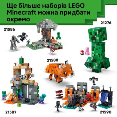 Конструктор LEGO® Minecraft Мінібіоми (21589)