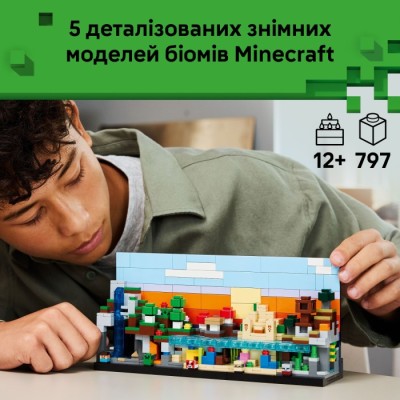 Конструктор LEGO® Minecraft Мінібіоми (21589)