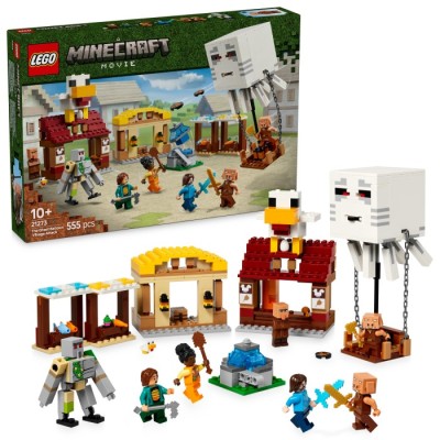 Конструктор LEGO® Minecraft Напад на село з повітряною кулею Ґаст (21273)