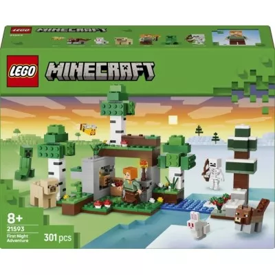 Конструктор LEGO® Minecraft Пригода першої ночі (21593)