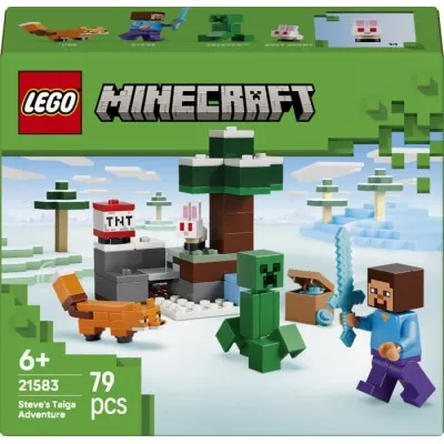 Конструктор LEGO® Minecraft Пригоди Стіва в тайзі (21583)