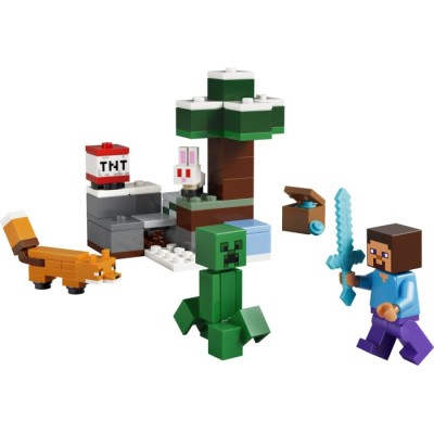 Конструктор LEGO® Minecraft Пригоди Стіва в тайзі (21583)