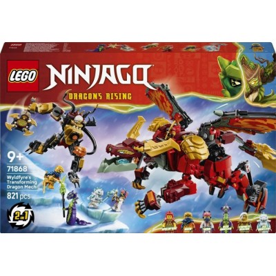 Конструктор LEGO® Ninjago Дракон-трансформер Вайлдфаєр (71868)